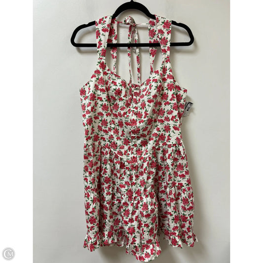 Romper By Wild Fable In Floral Print, Size: Xl