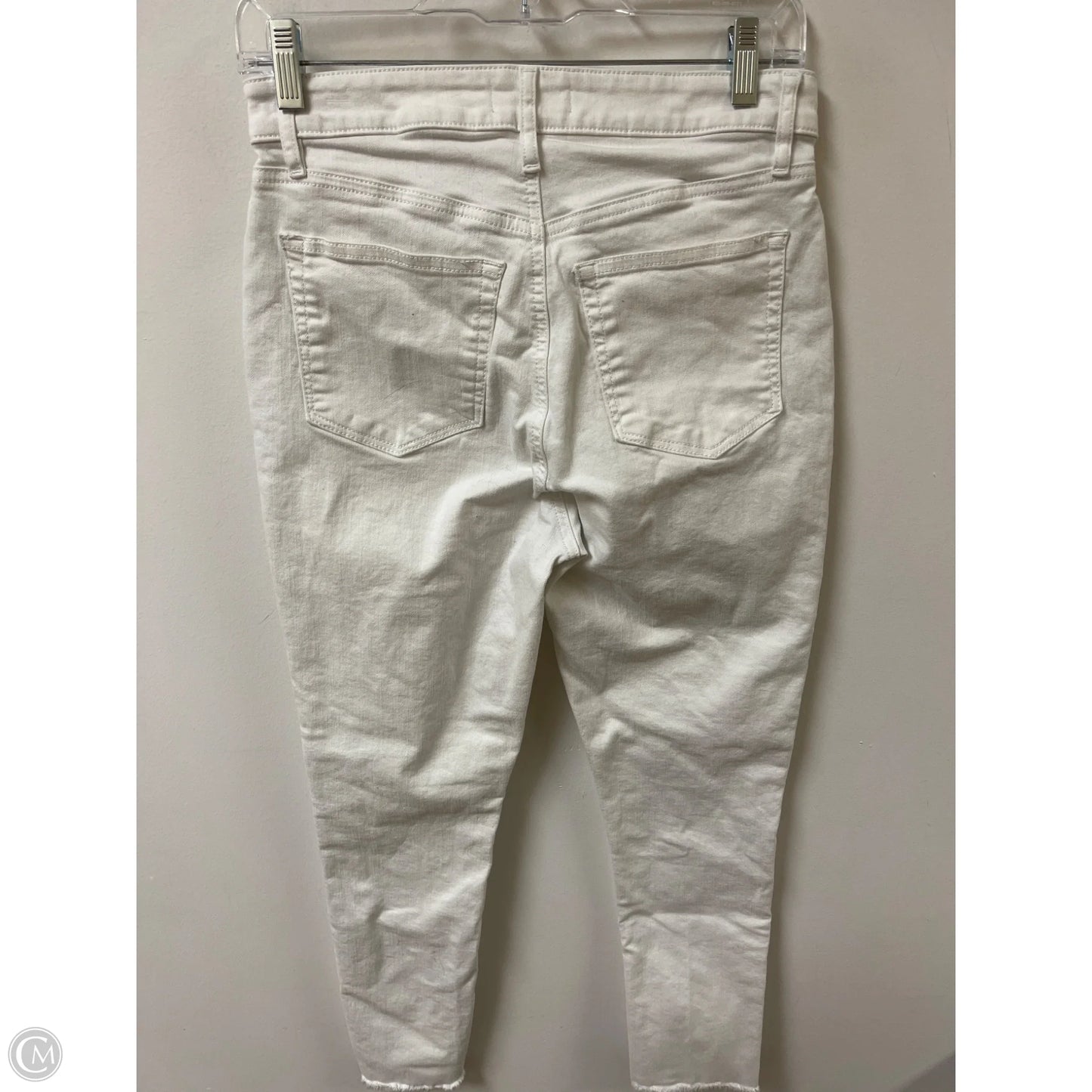 Jeans Skinny By Loft In White, Size: 2