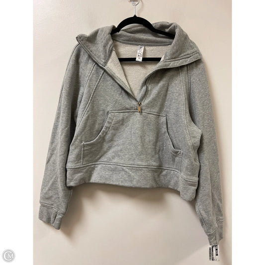 Sweater By Clothes Mentor In Grey, Size: L