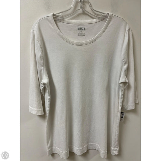 Top Short Sleeve By Duluth Trading In White, Size: Xl