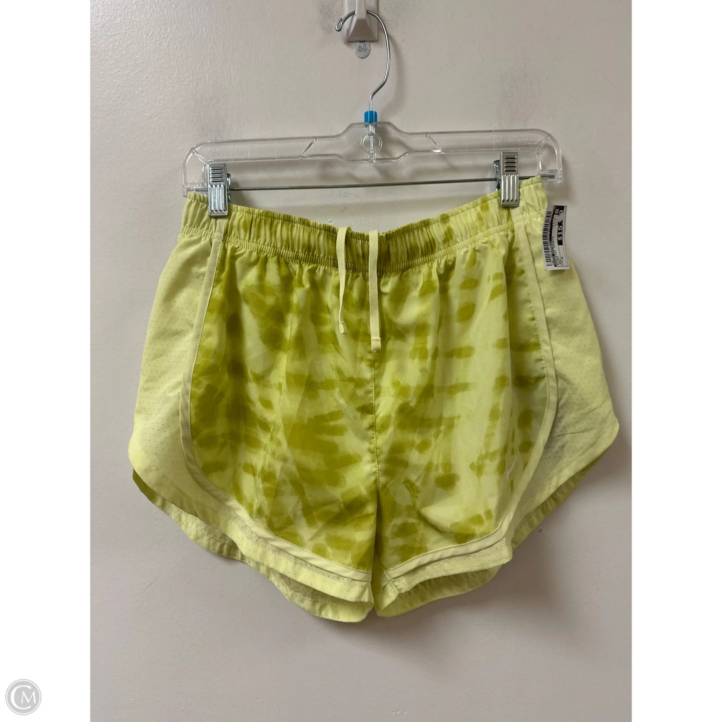 Athletic Shorts By Nike Apparel In Green, Size: M