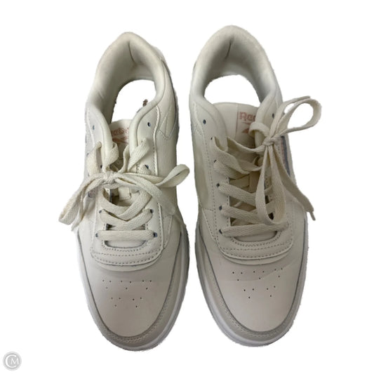 Shoes Sneakers By Reebok In Cream, Size: 8.5