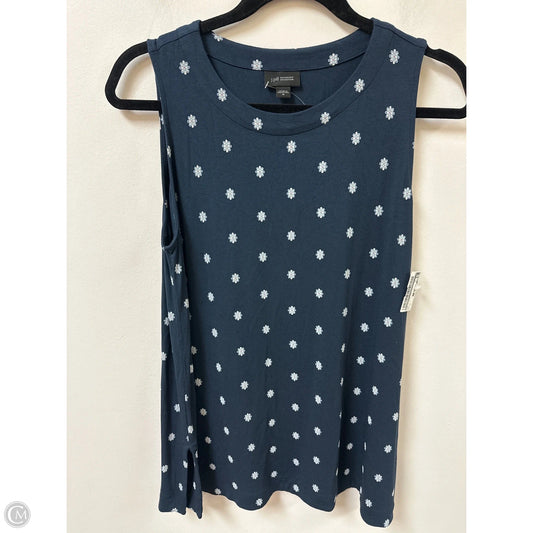 Top Sleeveless By J. Jill In Navy, Size: M