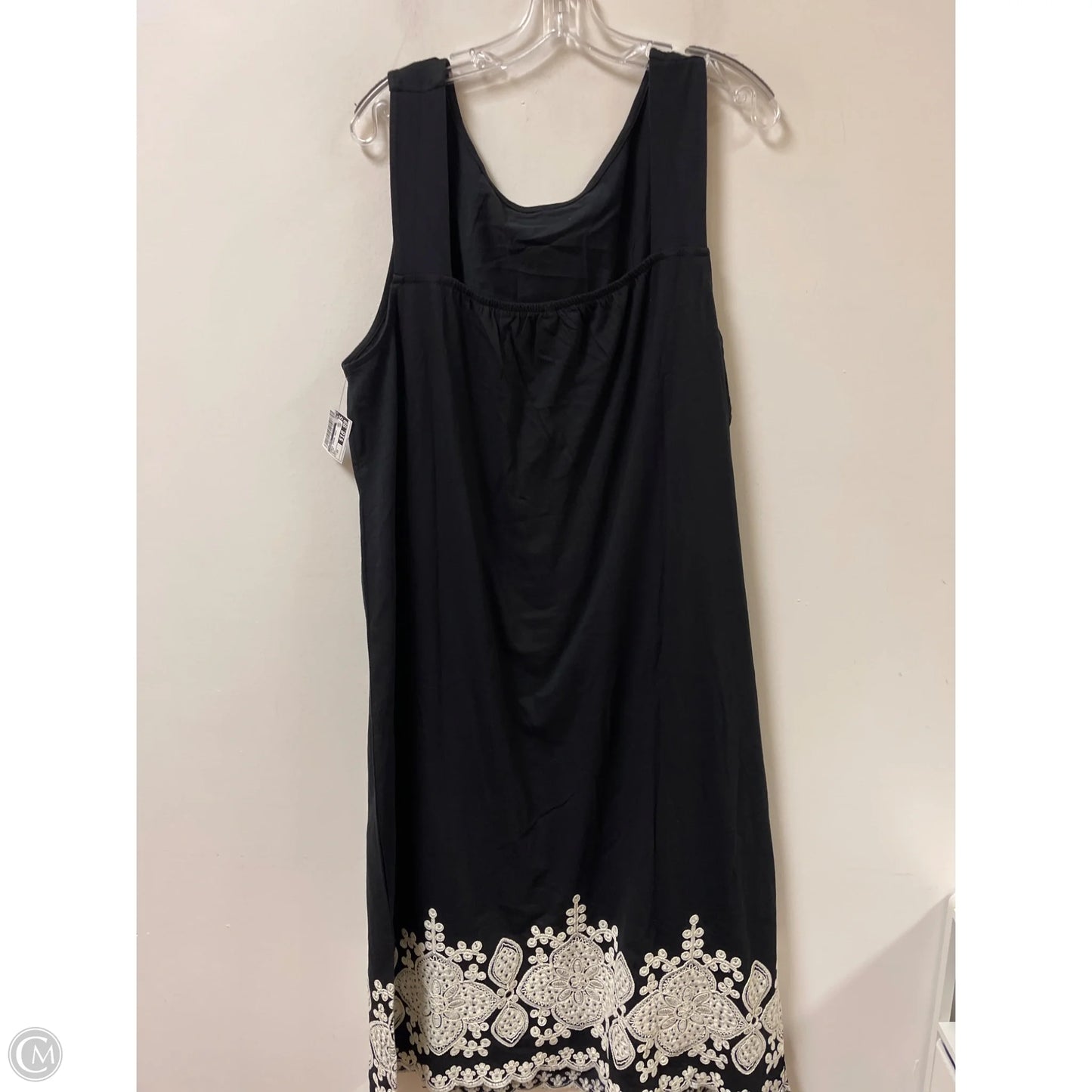 Dress Casual Maxi By Talbots In Black, Size: 2x