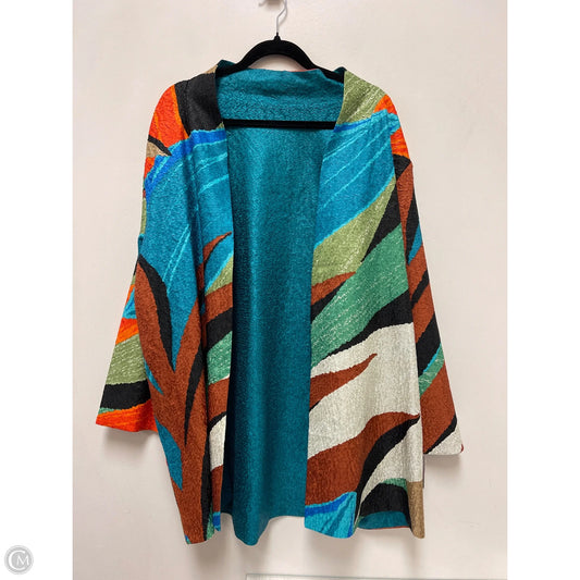 Sweater Cardigan By Chicos In Multi-colored, Size: 2x