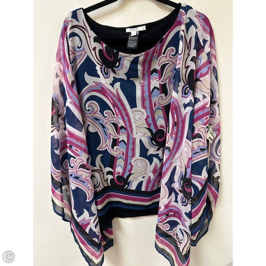 Top Short Sleeve By Chicos In Purple, Size: 2x