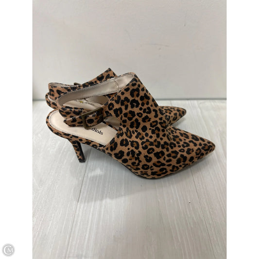 Shoes Heels Stiletto By Clothes Mentor In Animal Print, Size: 10