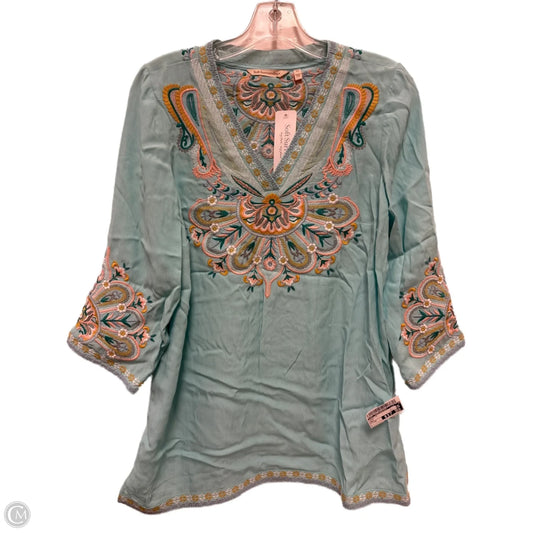 Tunic Long Sleeve By Soft Surroundings In Blue, Size: Xs
