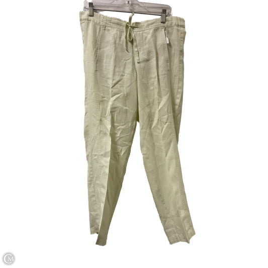 Pants Linen By J. Jill In Yellow, Size: Xs