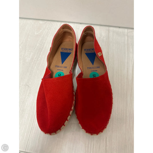 Shoes Flats By Cmc In Red, Size: 8