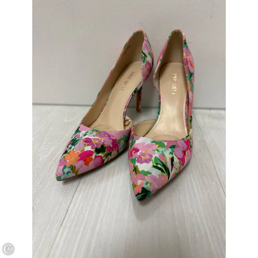 Shoes Heels Stiletto By Nine West In Floral Print, Size: 8