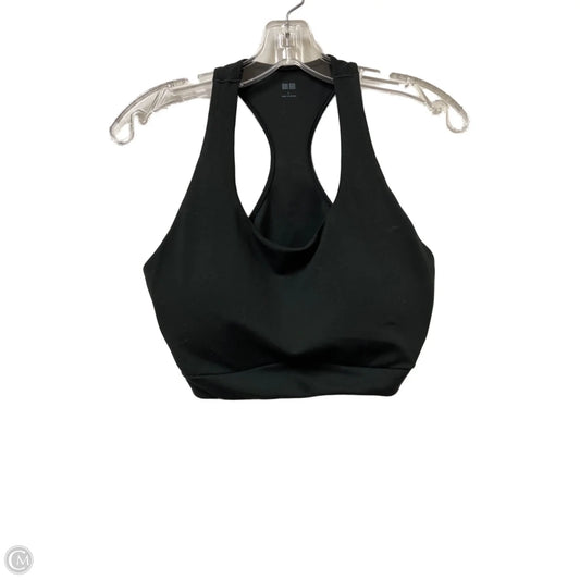 Athletic Bra By Uniqlo In Black, Size: L