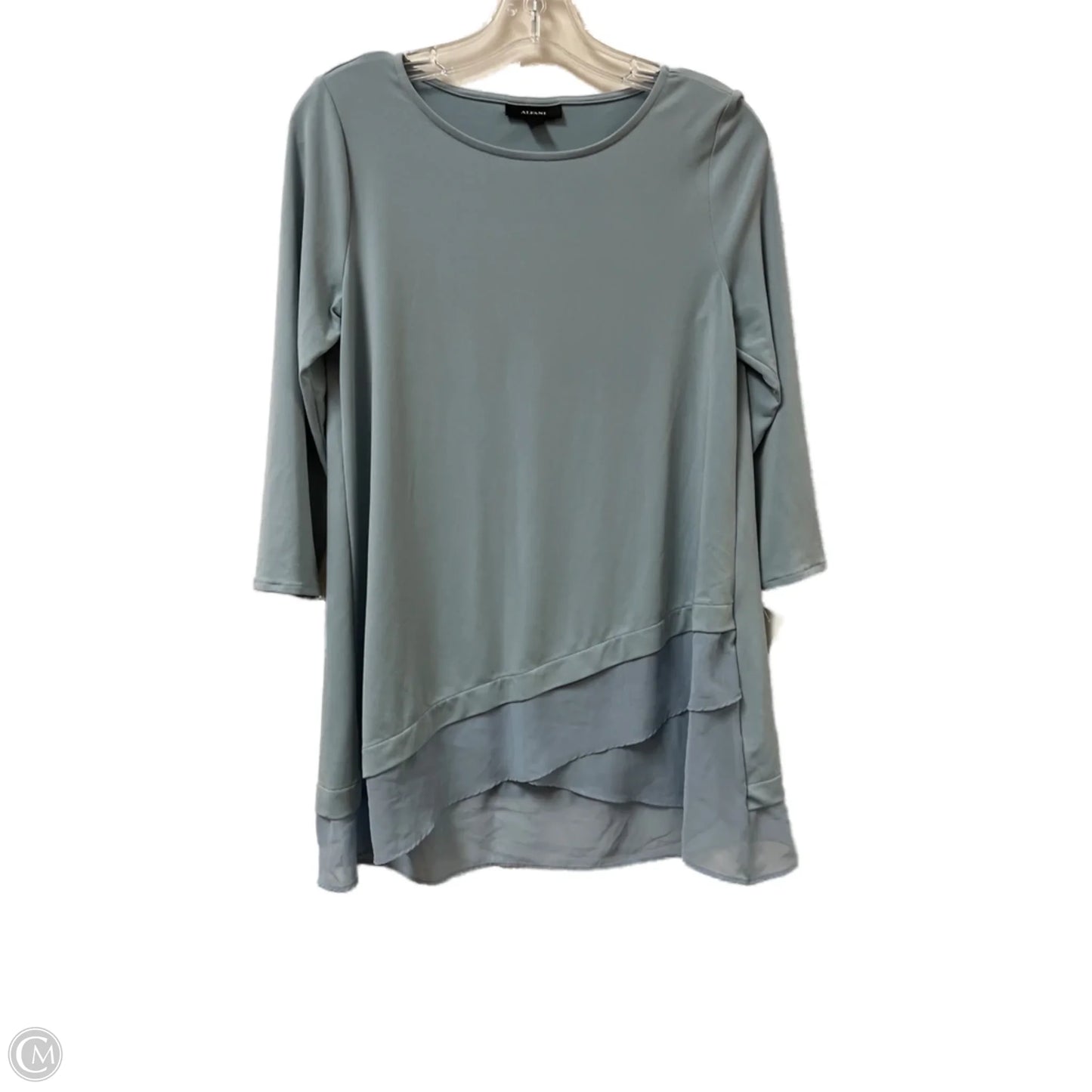 Tunic Long Sleeve By Alfani In Blue, Size: Xs