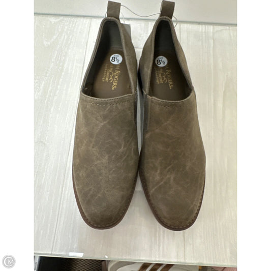 Shoes Heels Block By Kim Rogers In Grey, Size: 8.5