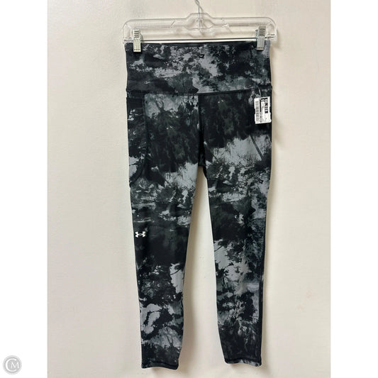 Athletic Leggings By Under Armour In Grey, Size: M