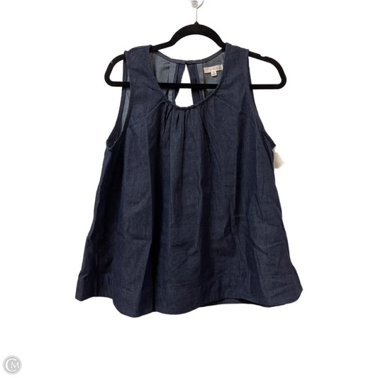Top Sleeveless By Clothes Mentor In Blue Denim, Size: M