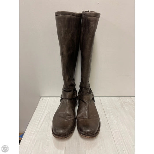 Boots Designer By Frye In Brown, Size: 10