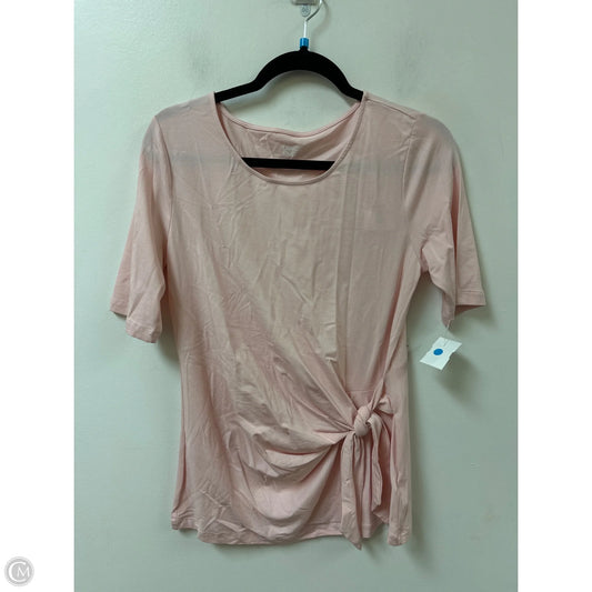 Top Short Sleeve By Lands End In Pink, Size: S