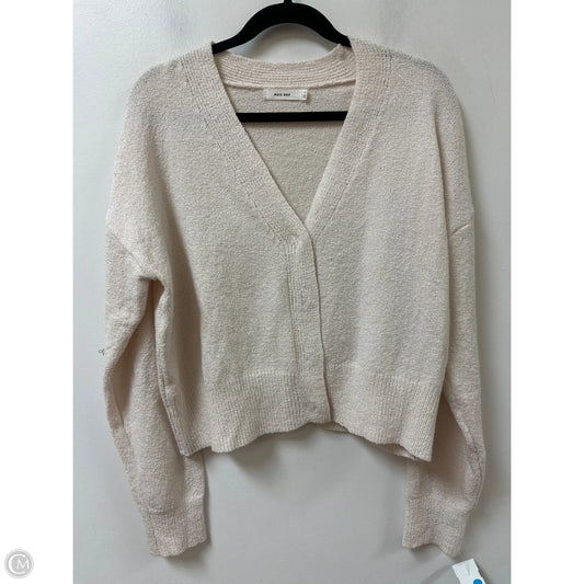 Sweater Cardigan By Cmc In Cream, Size: L