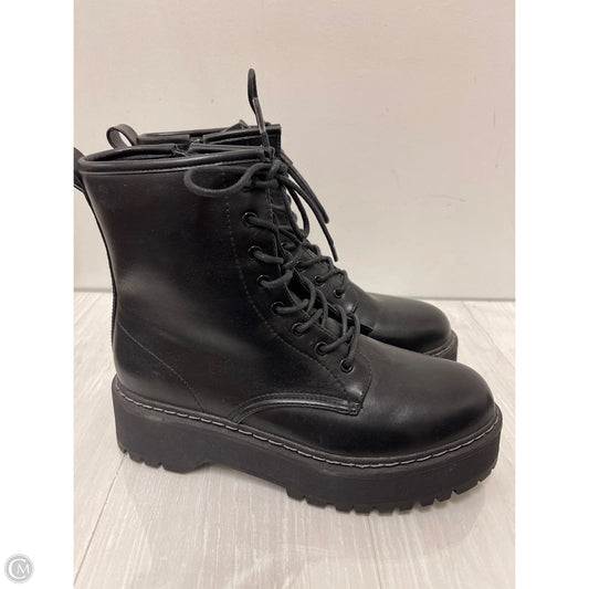 Boots Combat By Steve Madden In Black, Size: 10