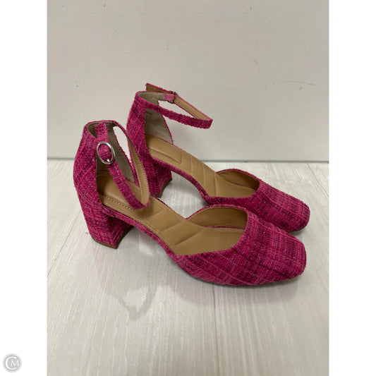 Shoes Heels Block By Kelly And Katie In Pink, Size: 8