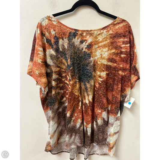 Top Short Sleeve By Ruby Rd In Yellow, Size: 3x