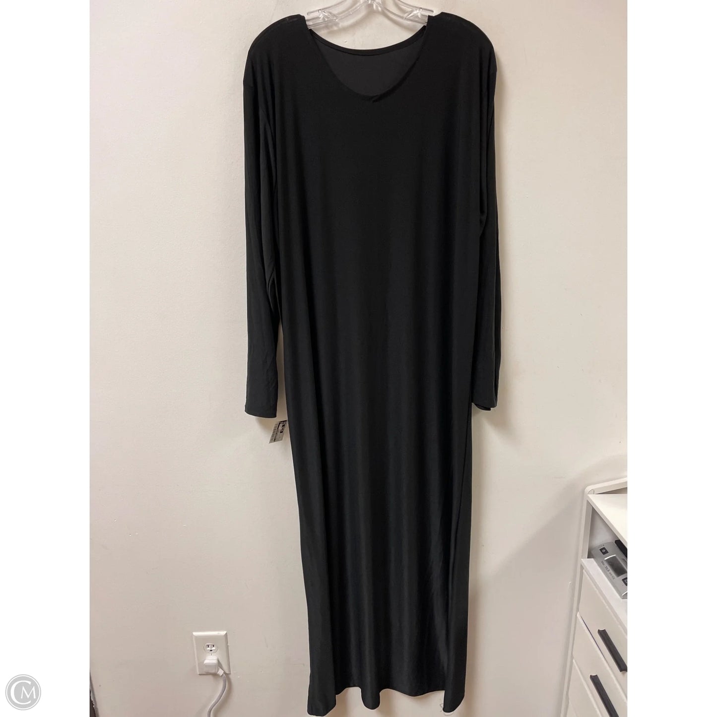 Dress Casual Maxi By Clothes Mentor In Black, Size: Xl