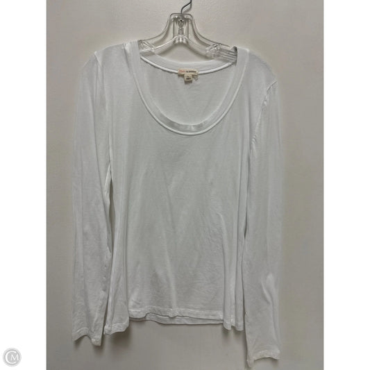 Top Long Sleeve By Zenana Outfitters In White, Size: L