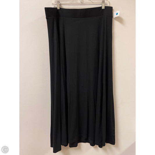 Skirt Maxi By Torrid In Black, Size: 1x