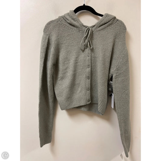Sweater Cardigan By Clothes Mentor In Grey, Size: M