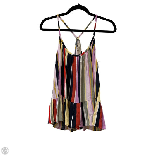 Top Sleeveless By Loft In Multi-colored, Size: L