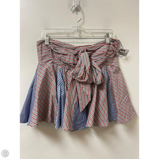 Top Sleeveless By Anthropologie In Blue & Red & White, Size: M