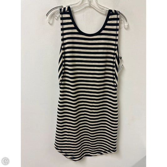 Dress Casual Midi By Athleta In Blue & Cream, Size: S