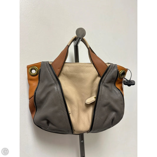 Handbag Leather By Oryany, Size: Large