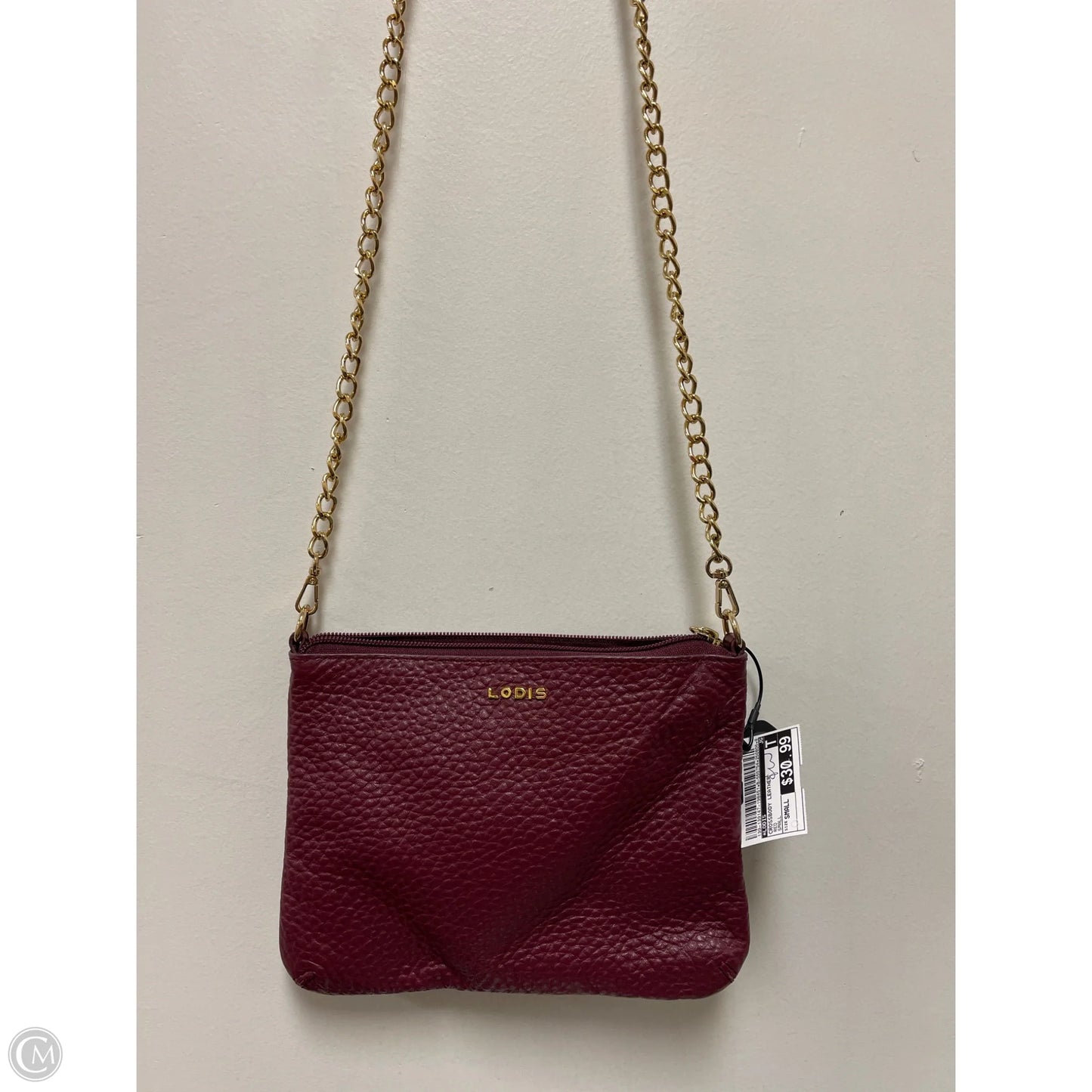 Crossbody Leather By Lodis, Size: Small