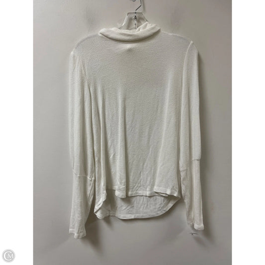 Top Long Sleeve By Anthropologie In White, Size: L