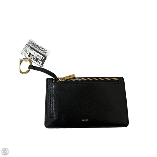 Wallet Leather By Fossil, Size: Small
