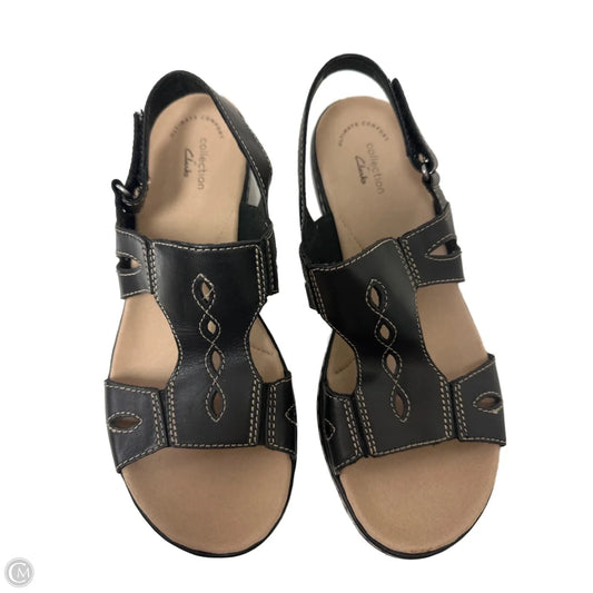 Shoes Flats By Clarks In Black, Size: 9