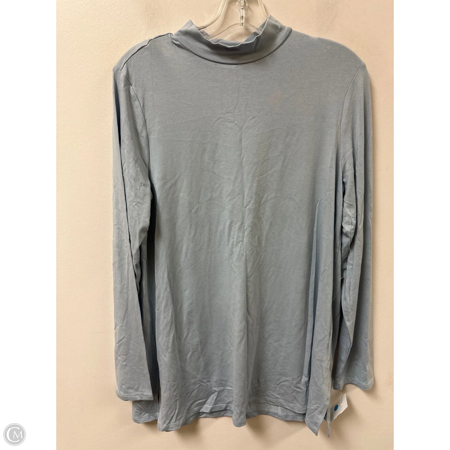 Top Long Sleeve By New Directions In Blue, Size: L