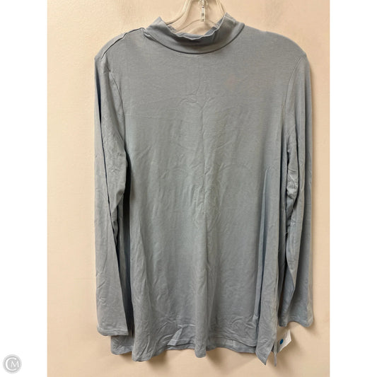 Top Long Sleeve By New Directions In Blue, Size: L