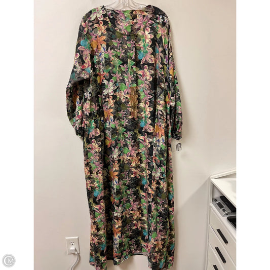 Dress Casual Maxi By Clothes Mentor In Floral Print, Size: 2x