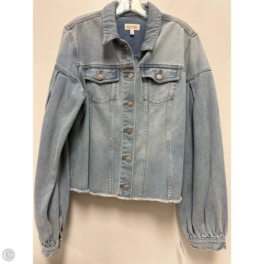 Jacket Denim By Clothes Mentor In Blue Denim, Size: Xl