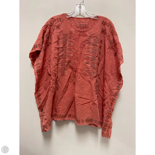 Tunic Short Sleeve By Clothes Mentor In Orange, Size: S