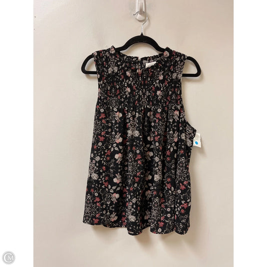 Top Sleeveless By Knox Rose In Black, Size: 1x