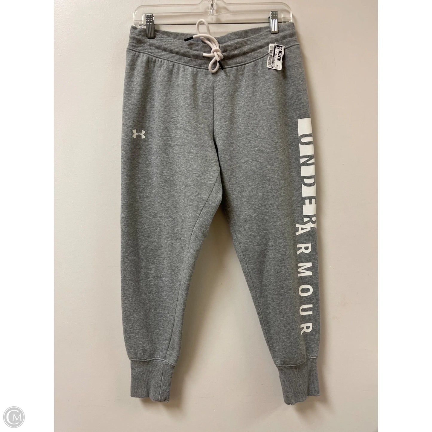 Athletic Pants By Under Armour In Grey, Size: M