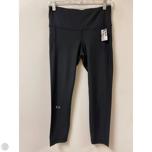 Athletic Leggings By Under Armour In Black, Size: M