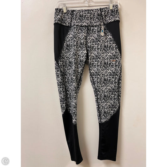 Athletic Leggings By Clothes Mentor In Black & White, Size: M