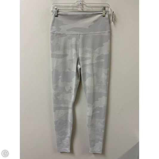 Athletic Leggings By Alo In Grey, Size: L