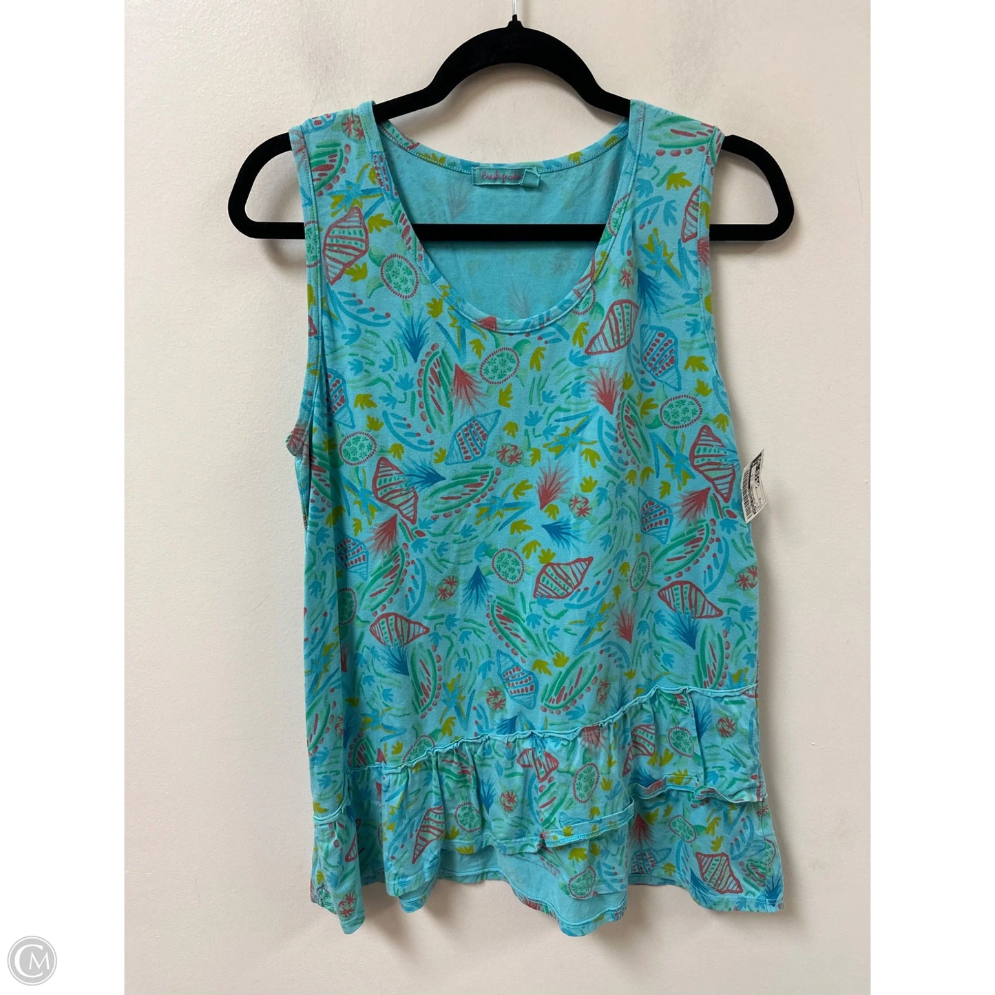 Top Sleeveless By Fresh Produce In Blue, Size: M