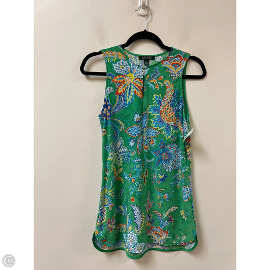 Top Sleeveless By Lauren By Ralph Lauren In Green, Size: S
